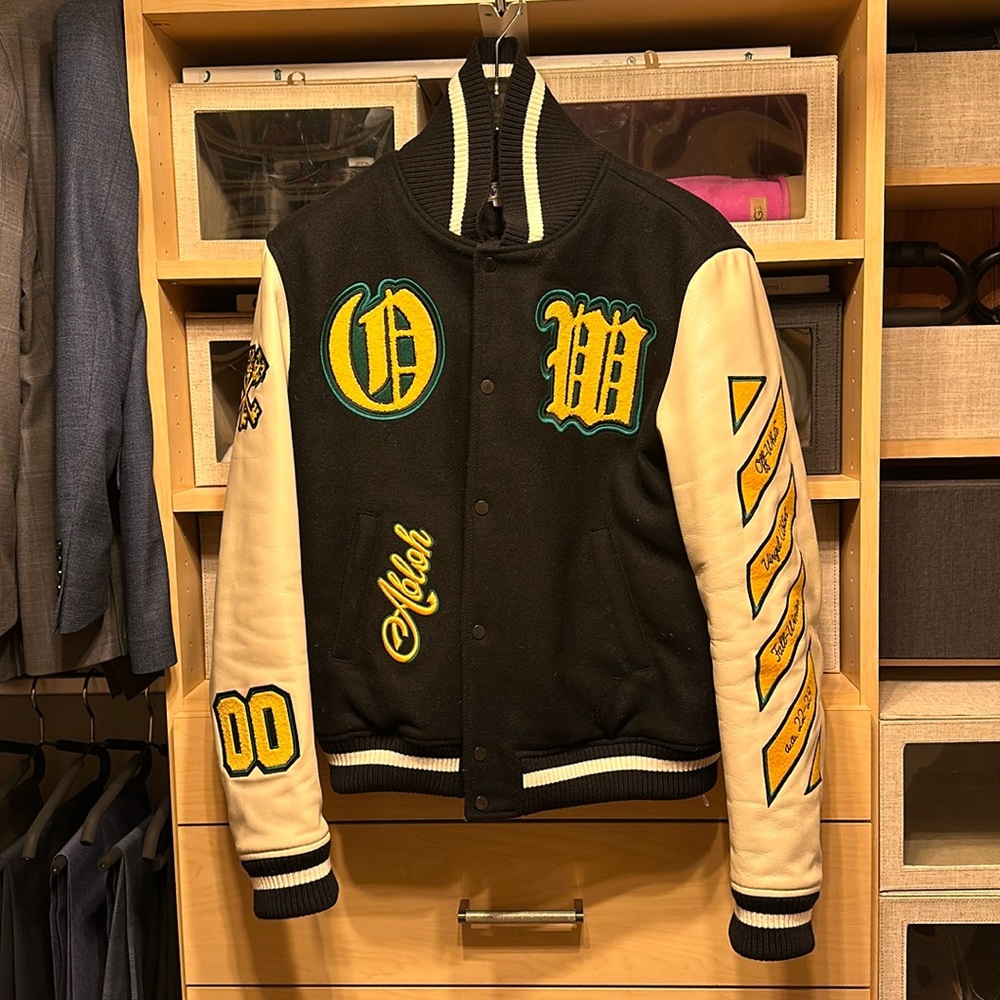 Off-White Varsity Bomber